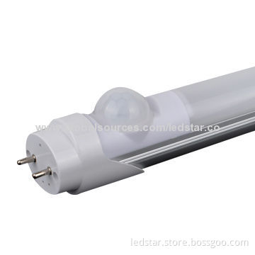 High-sensitive 2835 SMD T8 1.2m 18W 1,746lm PIR LED Tube with 40,000-50,000 Hours Lifespan